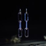 crushed opal stargazer earrings