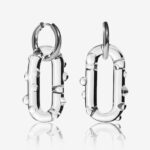 Mono Link earrings Lensed