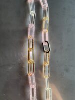 Pink and Silver choker