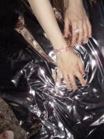 Pink and Silver choker — изображение 5