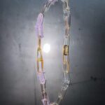 Pink and Silver choker