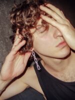 satin spiked earrings — изображение 6